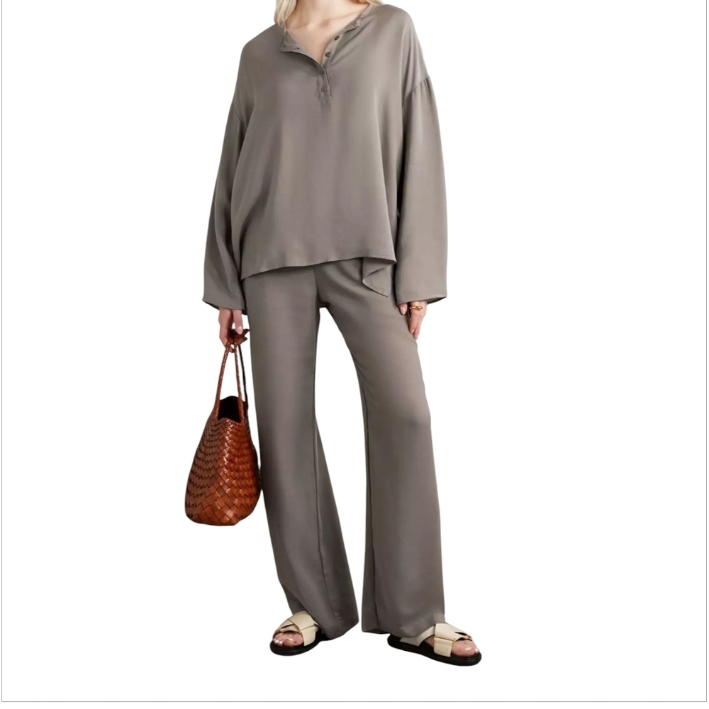 LESET Gray Women's Tunic Top